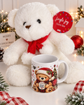 Festive Bear Teddy and Mug Gift Bundle