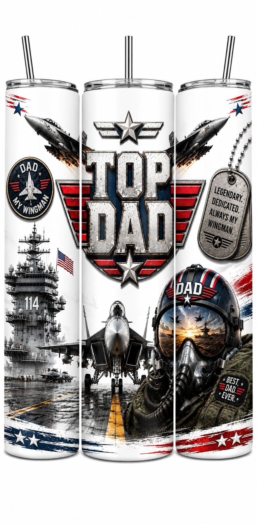 Top Dad 20 oz Tumbler
