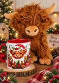 🎄 Highland Cow Christmas Gift Set 🐮
