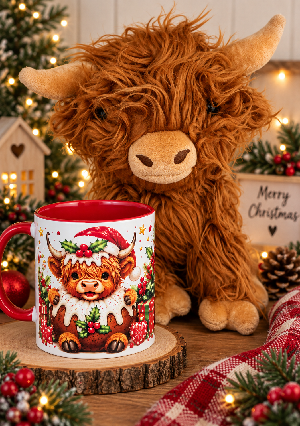 🎄 Highland Cow Christmas Gift Set 🐮