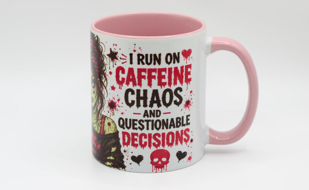 Zombie Mug 'I run on caffeine'