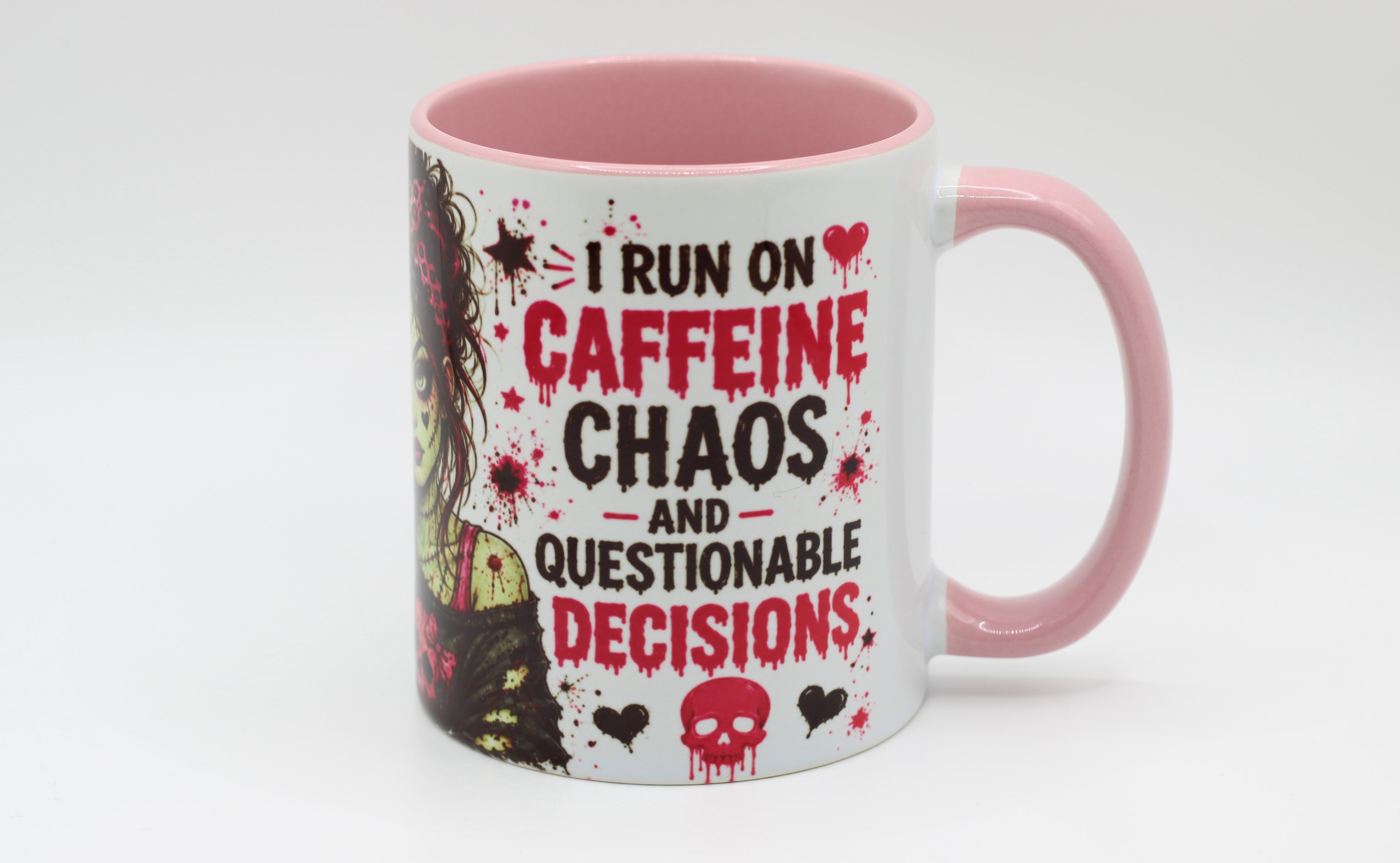 Zombie Mug 'I run on caffeine'