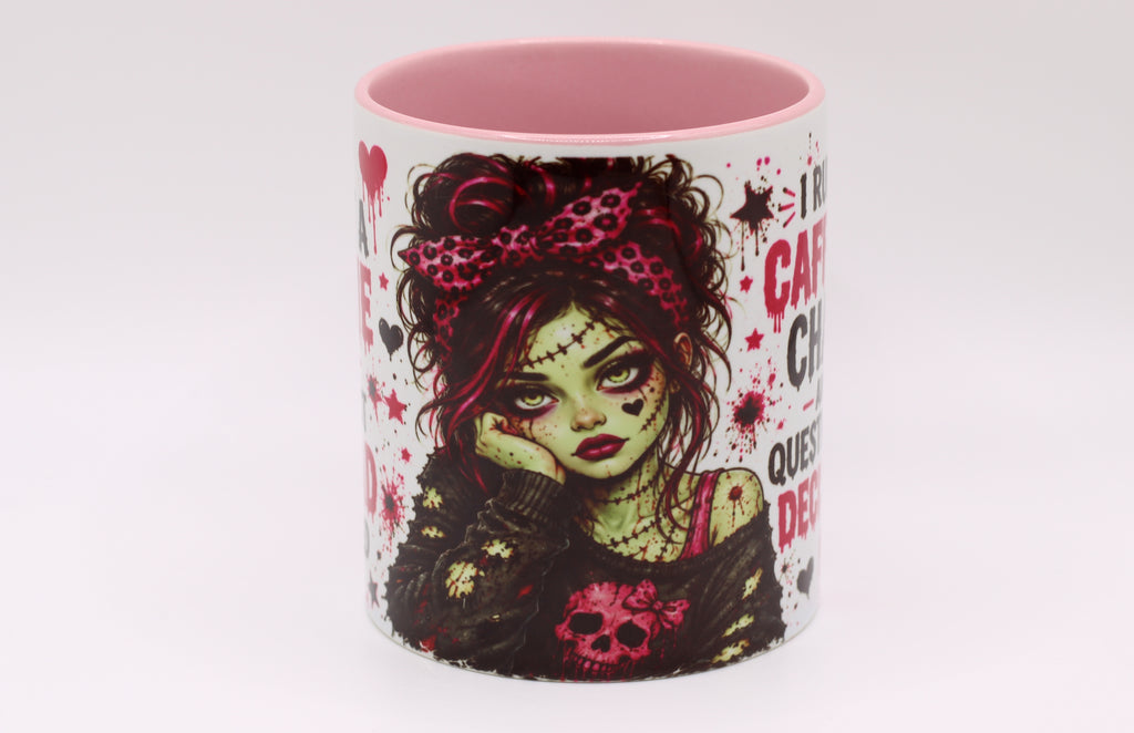 Zombie Mug 'I run on caffeine'