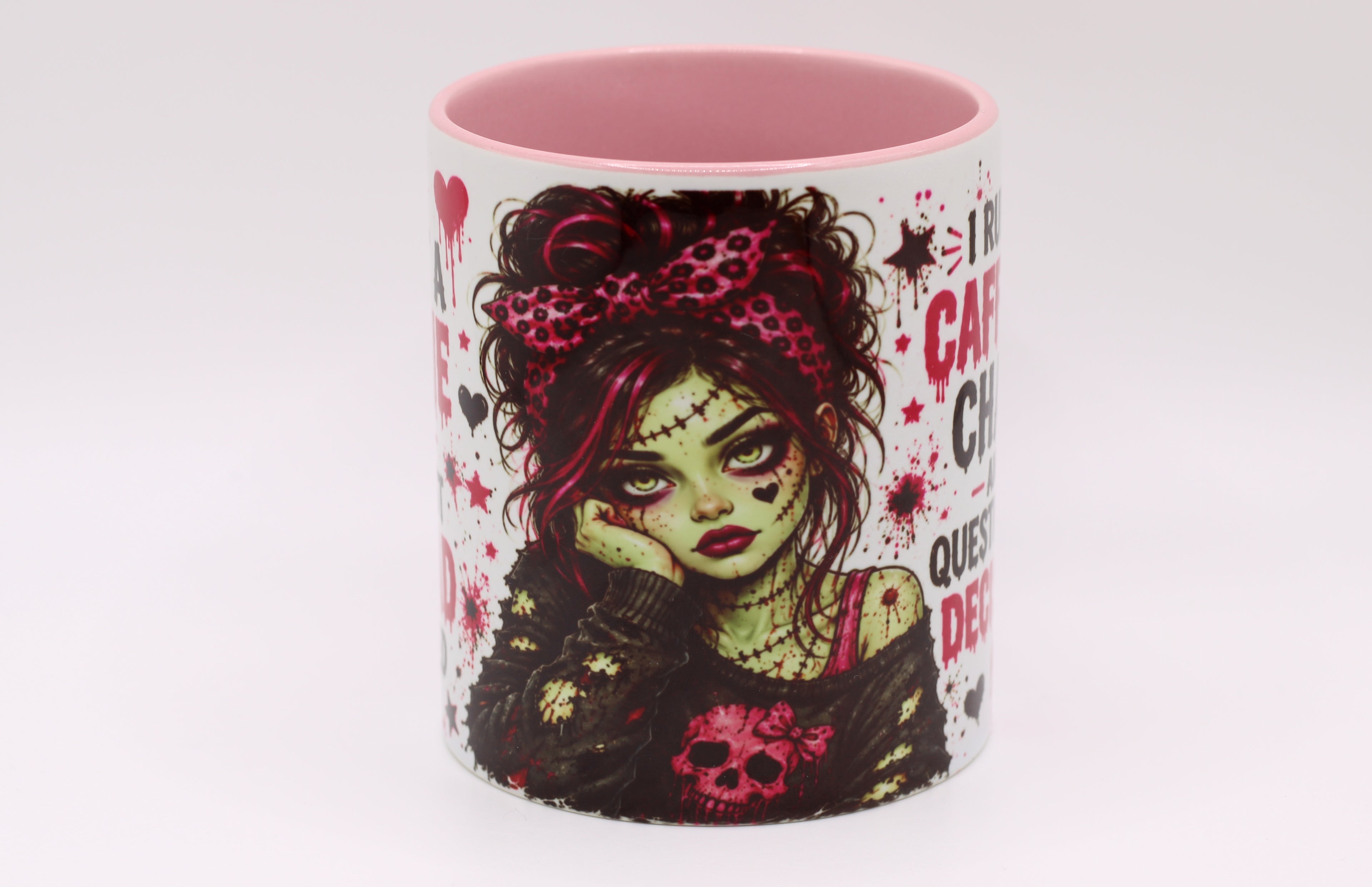 Zombie Mug 'I run on caffeine'