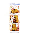 Doughnut Capybara 20oz Skinny Tumbler