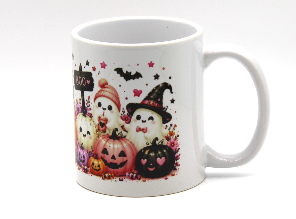 Cute Boo Halloween Theme Mug