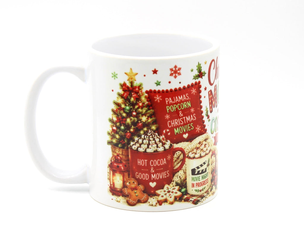 🎄 Christmas Movies & Cosy Vibes Mug & Popcorn Plush Gift Set 🍿☕