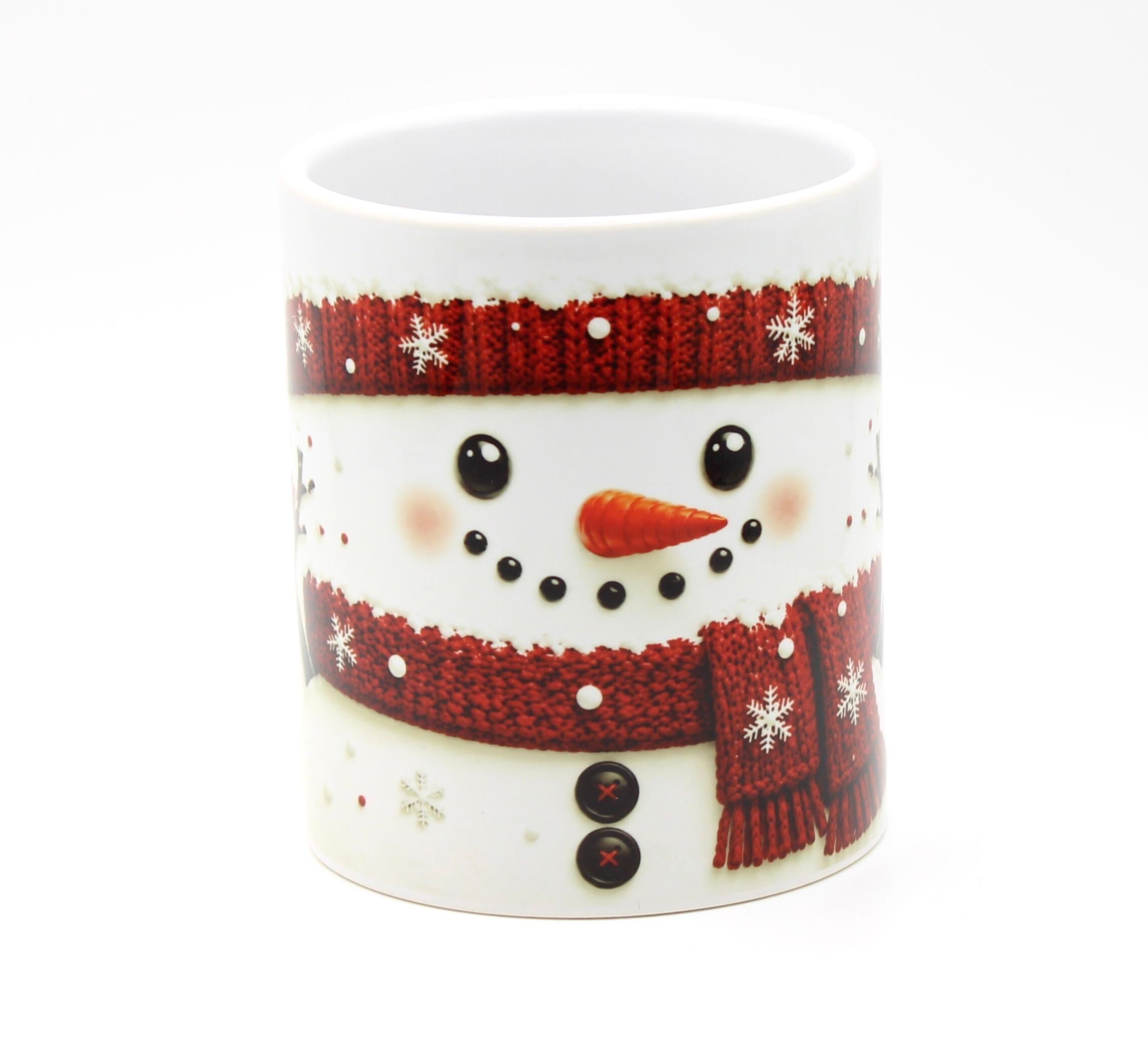 Christmas Snowman Red Theme