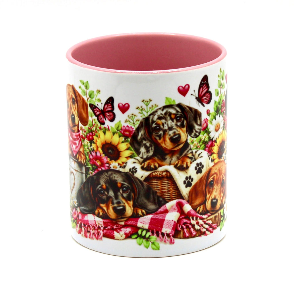 🐶 Cute Sausage Dog Mug 🌸💗