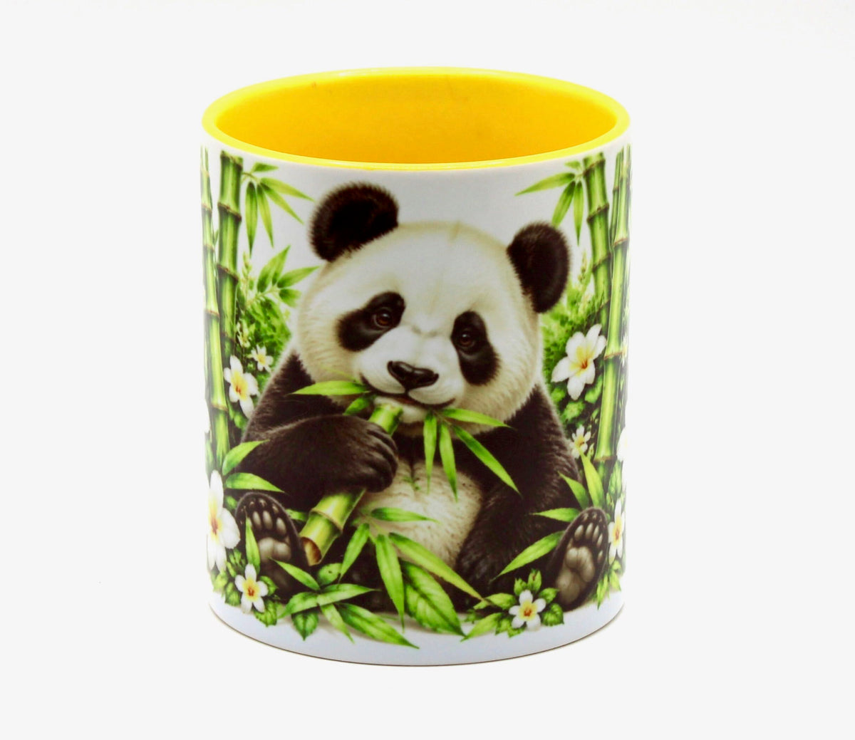 🐼 Cute Panda Bamboo Mug 🌿💛