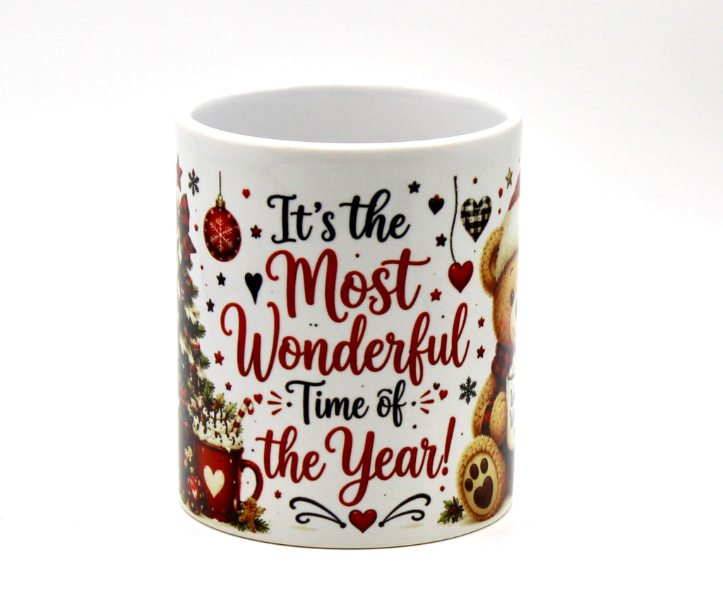Festive Bear Teddy and Mug Gift Bundle