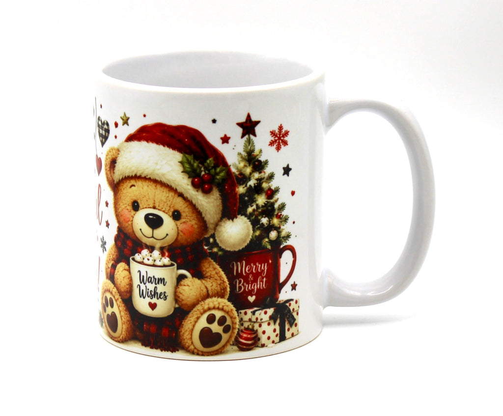 Festive Bear Teddy and Mug Gift Bundle