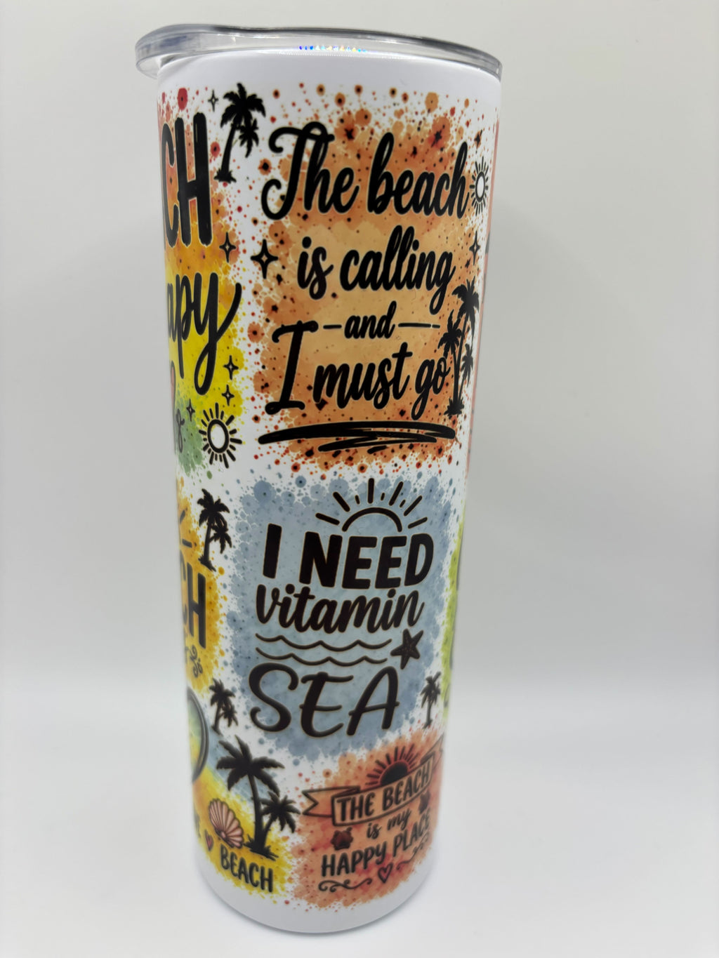 Beach Therapy – 20oz Stainless Steel Tumbler