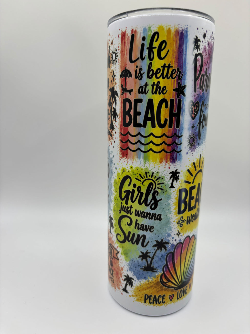Beach Therapy – 20oz Stainless Steel Tumbler