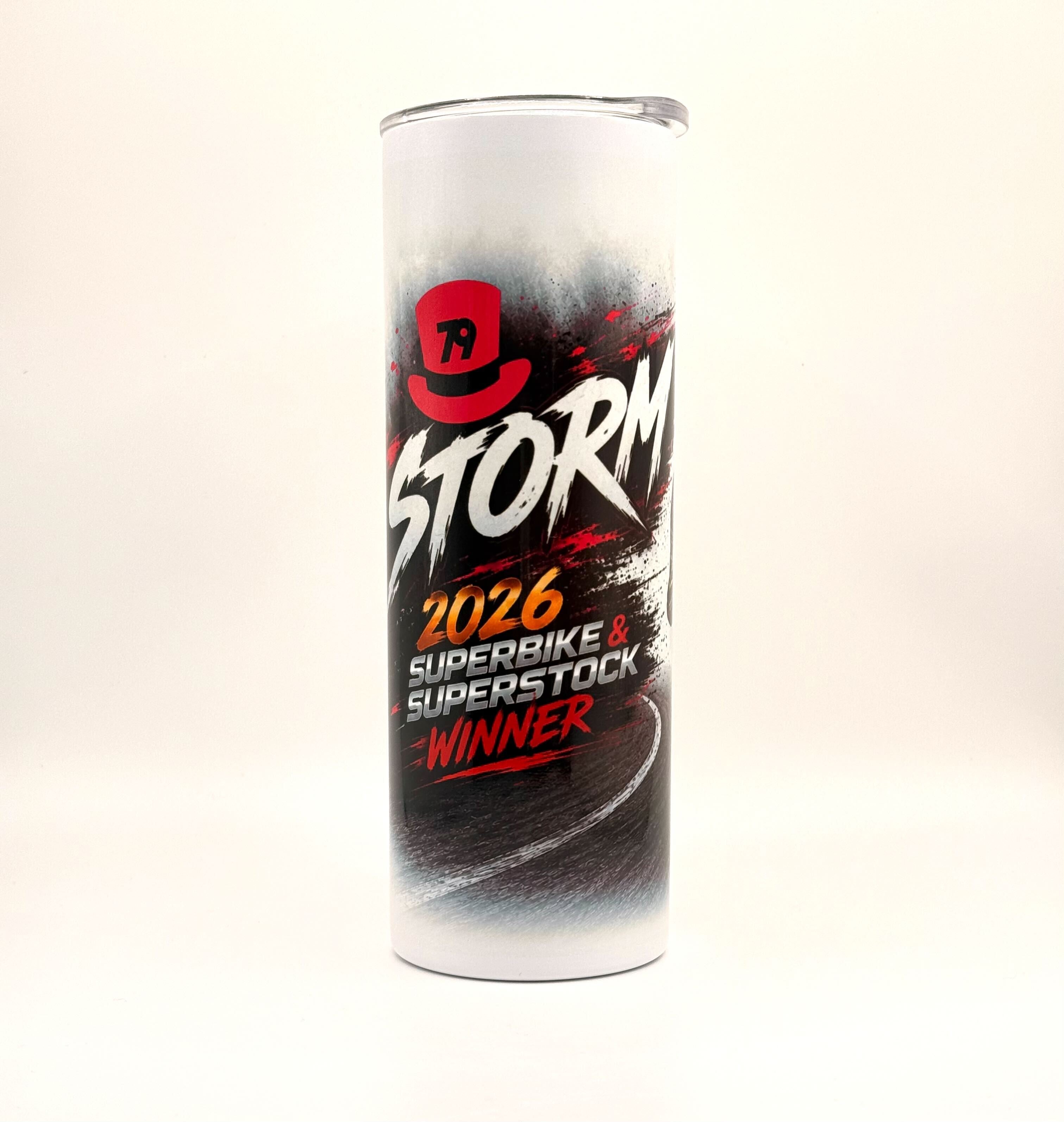 Storm Stacey 2026 NW200 Winner 20oz Tumbler