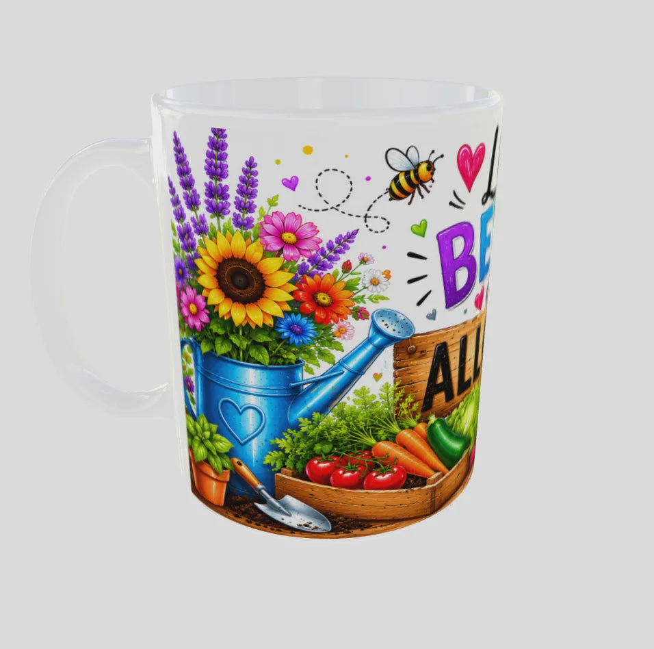 Life is better at the allotment! White Mug