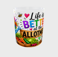 Life is better at the allotment! White Mug