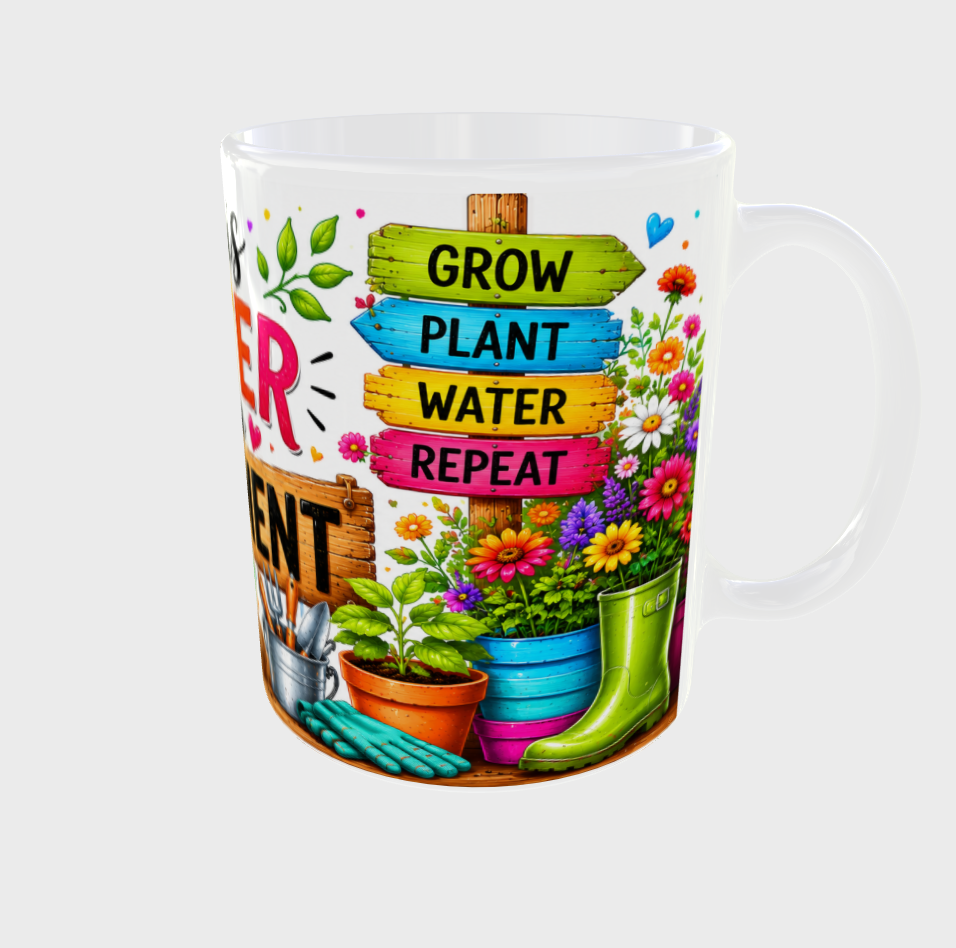 Life is better at the allotment! White Mug