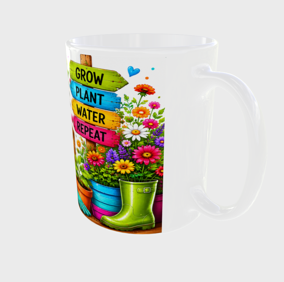 Life is better at the allotment! White Mug